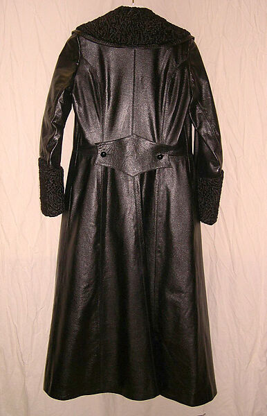 Ensemble, Yves Saint Laurent (French, founded 1961), leather, wool, silk, French