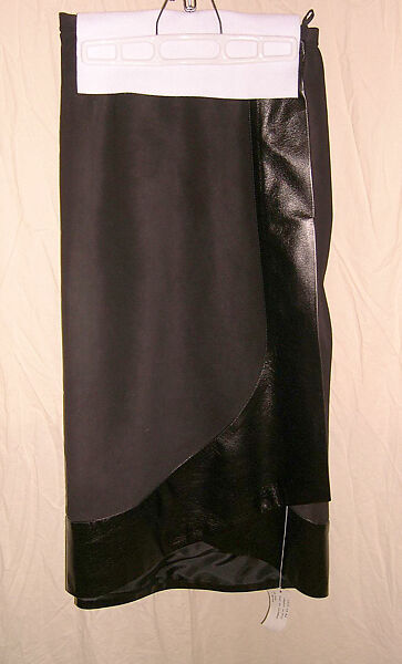 Ensemble, Yves Saint Laurent (French, founded 1961), leather, wool, silk, French