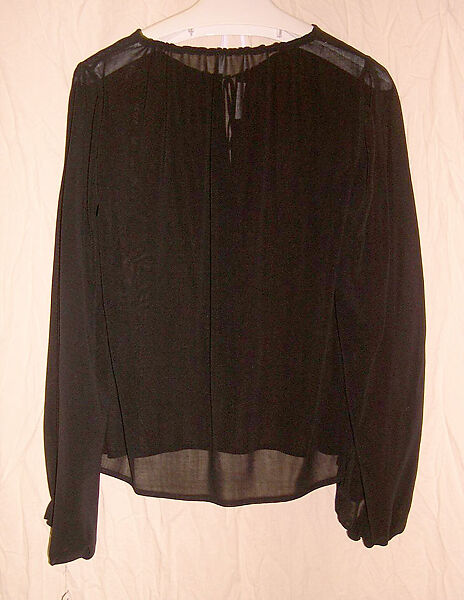 Ensemble, Yves Saint Laurent (French, founded 1961), leather, wool, silk, French