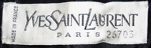 Ensemble, Yves Saint Laurent (French, founded 1961), leather, wool, silk, French