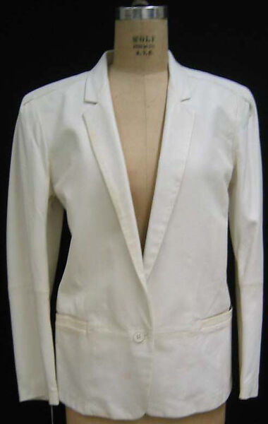 Ensemble, Gianni Versace (Italian, founded 1978), leather, plastic, Italian 