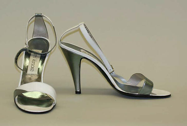 Ensemble, Gianni Versace (Italian, founded 1978), leather, plastic, Italian