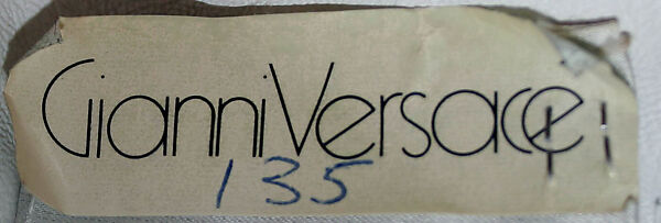 Ensemble, Gianni Versace (Italian, founded 1978), leather, snakeskin, plastic, Italian