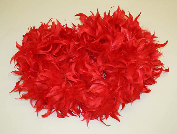 Evening ensemble, Arnold Scaasi (American, born Montreal, Canada, 1931–2015), silk, feathers, American