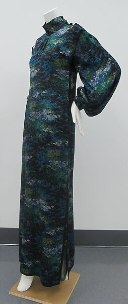 Evening ensemble, Yves Saint Laurent (French, founded 1961), silk, French