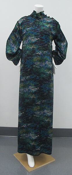 Evening ensemble, Yves Saint Laurent (French, founded 1961), silk, French