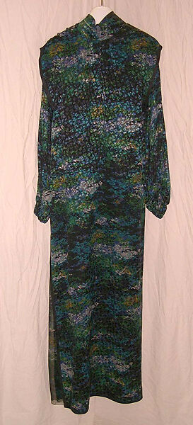 Evening ensemble, Yves Saint Laurent (French, founded 1961), silk, French