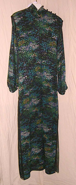 Evening ensemble, Yves Saint Laurent (French, founded 1961), silk, French