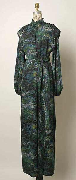 Evening ensemble, Yves Saint Laurent (French, founded 1961), silk, French