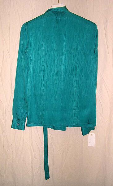 Evening ensemble, (a) Yves Saint Laurent (French, founded 1961), silk, synthetic fiber, metal, plastic, French