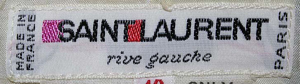 Ensemble, Yves Saint Laurent (French, founded 1961), (a, b) wool; (c) silk; (d) cotton, leather, French