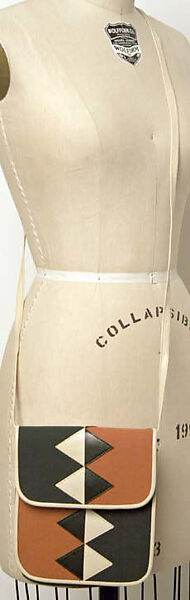 Ensemble, Yves Saint Laurent (French, founded 1961), (a, b) wool; (c) silk; (d) cotton, leather, French