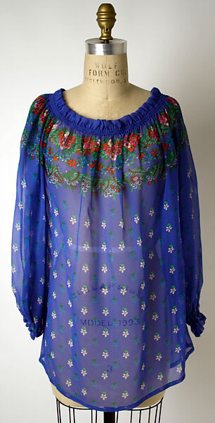 Evening ensemble, Yves Saint Laurent (French, founded 1961), silk, cotton, synthetic fiber, metal, French