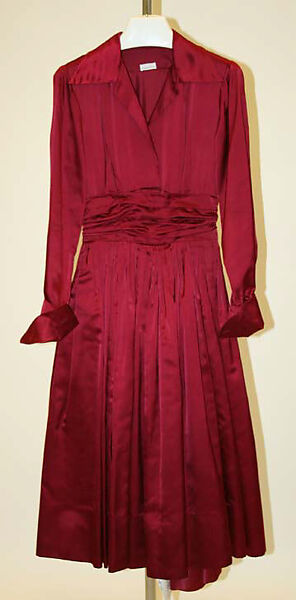 Dress, Norman Norell (American, Noblesville, Indiana 1900–1972 New York), silk, American 