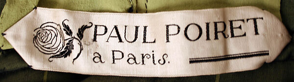 Evening ensemble, Paul Poiret (French, Paris 1879–1944 Paris), silk, French