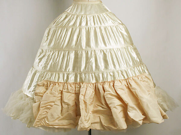 Evening dress, Mainbocher (French and American, founded 1930), nylon, rayon, cotton, American