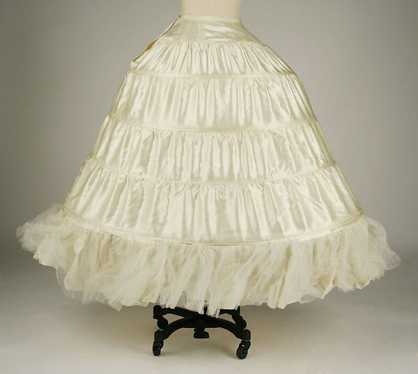 Evening dress, Mainbocher (French and American, founded 1930), nylon, rayon, cotton, American