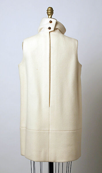 Evening ensemble, (a, b) Jacques Tiffeau (French, 1927–1988), wool, metal, plastic (vinyl), American