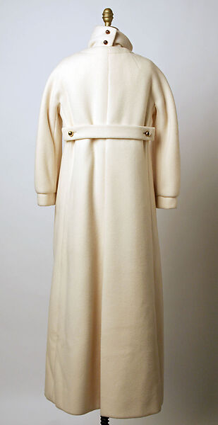 Evening ensemble, (a, b) Jacques Tiffeau (French, 1927–1988), wool, metal, plastic (vinyl), American