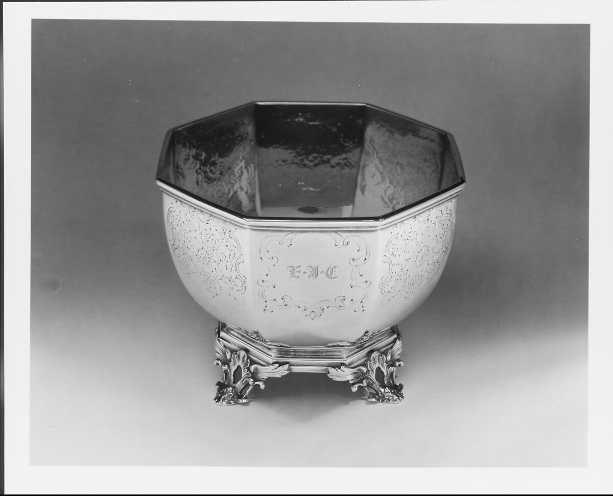 Waste Bowl, William Forbes (baptized 1799, active New York, 1826–63), Silver, American