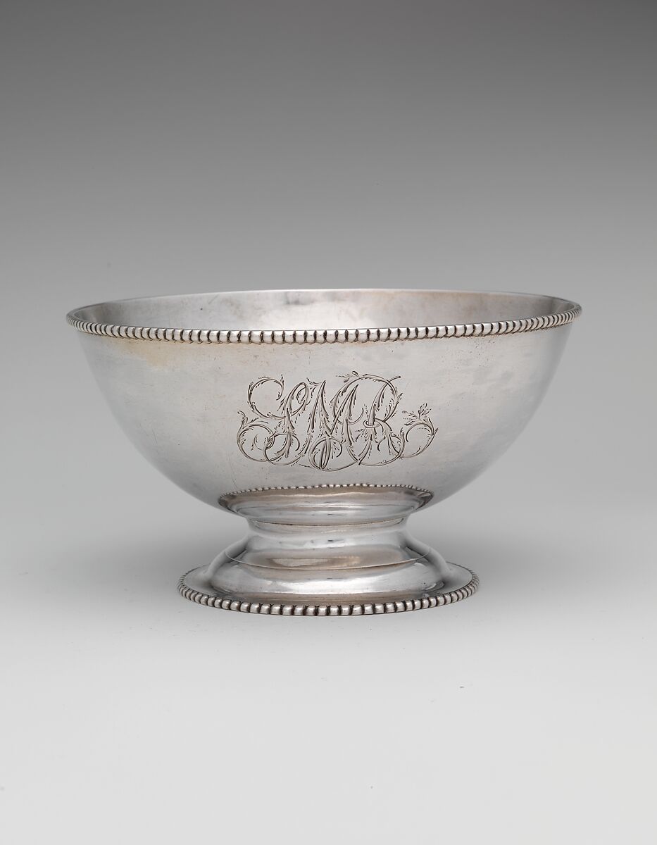 Waste Bowl, John Letelier Sr. (ca. 1740–1798), Silver, American 