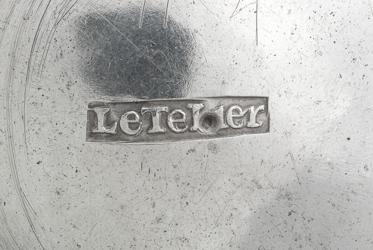 Waste Bowl, John Letelier Sr. (ca. 1740–1798), Silver, American