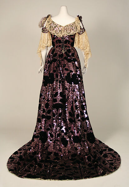 Ball gown, House of Worth (French, 1858–1956), silk, French