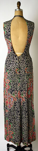 Evening ensemble, Pauline Trigère (American, born France, Paris 1908–2002 New York), cotton, glass, American