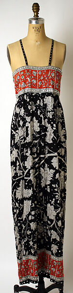 Evening ensemble, Pauline Trigère (American, born France, Paris 1908–2002 New York), cotton, glass, American