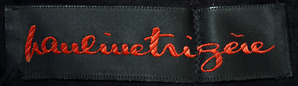 Evening ensemble, Pauline Trigère (American, born France, Paris 1908–2002 New York), cotton, glass, American