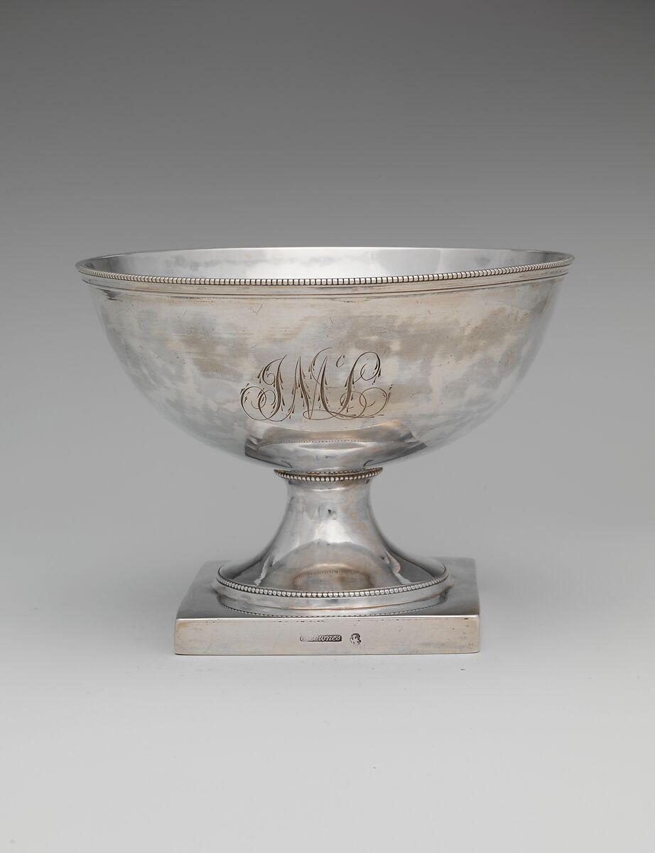 Waste Bowl, Joseph Lownes (1758–1820), Silver, American 