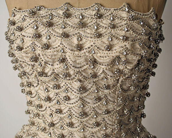 Evening ensemble, Sophie Gimbel (American, Houston, Texas 1898–1981 New York), rayon, glass beads, American