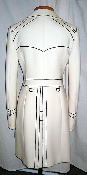 Ensemble, House of Moschino (Italian, founded 1983), a) wool, silk; b) wool, Italian