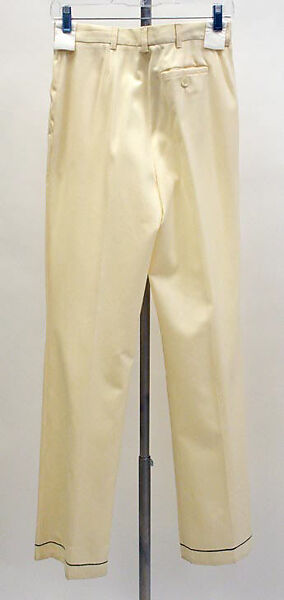 Ensemble, House of Moschino (Italian, founded 1983), a) wool, silk; b) wool, Italian