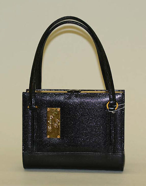 Purse, House of Moschino (Italian, founded 1983), leather, metal, silk, Italian 