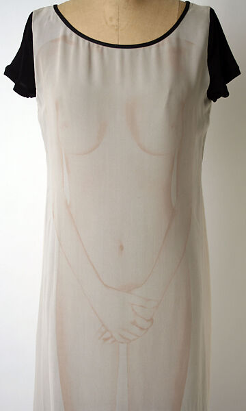 Dress, House of Moschino (Italian, founded 1983), silk, synthetic, Italian