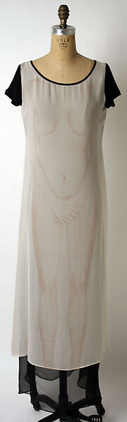 Dress, House of Moschino (Italian, founded 1983), silk, synthetic, Italian 