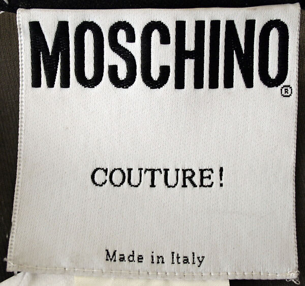 Dress, House of Moschino (Italian, founded 1983), silk, synthetic, Italian