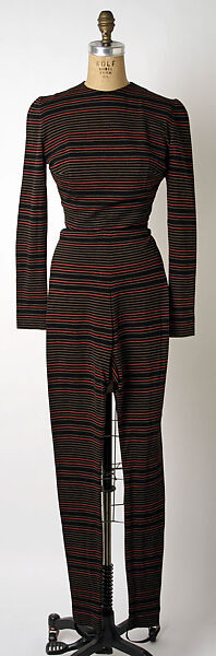 Ensemble, Claire McCardell (American, 1905–1958), wool, leather, plastic, American