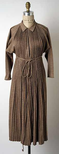 "Monastic Dress", Claire McCardell (American, 1905–1958), wool, American 