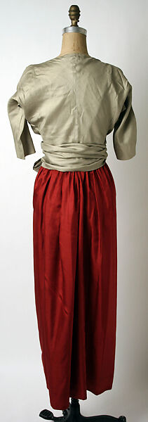 Evening ensemble, Claire McCardell (American, 1905–1958), silk, American
