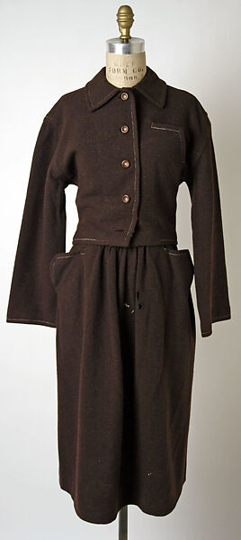 Suit, Claire McCardell (American, 1905–1958), wool, American 