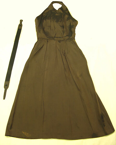 Ensemble, Claire McCardell (American, 1905–1958), rayon, leather, American