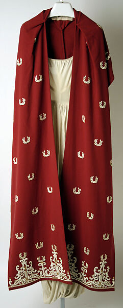 Evening ensemble, Nettie Rosenstein, Inc. (American, 1916–1961), silk, wool, American 