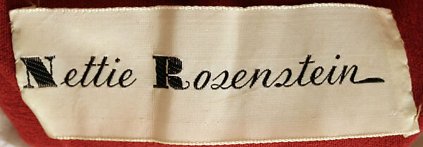 Evening ensemble, Nettie Rosenstein, Inc. (American, 1916–1961), silk, wool, American