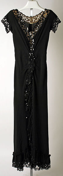 Evening dress, Nettie Rosenstein, Inc. (American, 1916–1961), [no medium available], American 