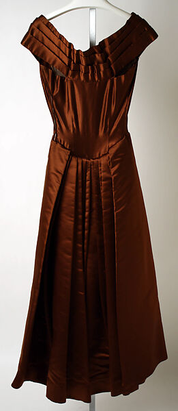 Evening dress, Nettie Rosenstein (American, 1890–1980), silk, American