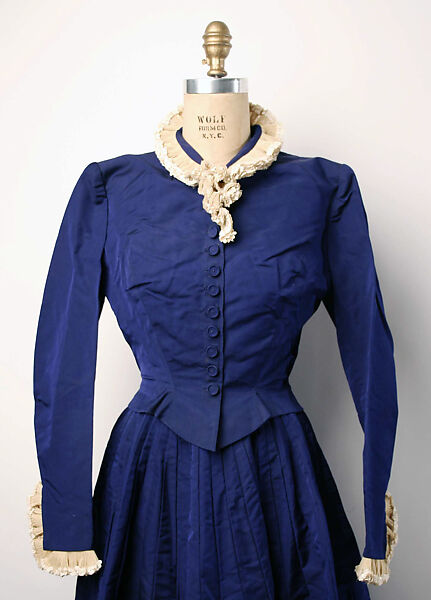 Evening dress, Nettie Rosenstein (American, 1890–1980), silk, American