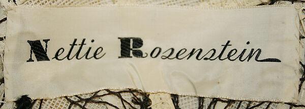 Wedding ensemble, Nettie Rosenstein, Inc. (American, 1916–1961), rayon, American