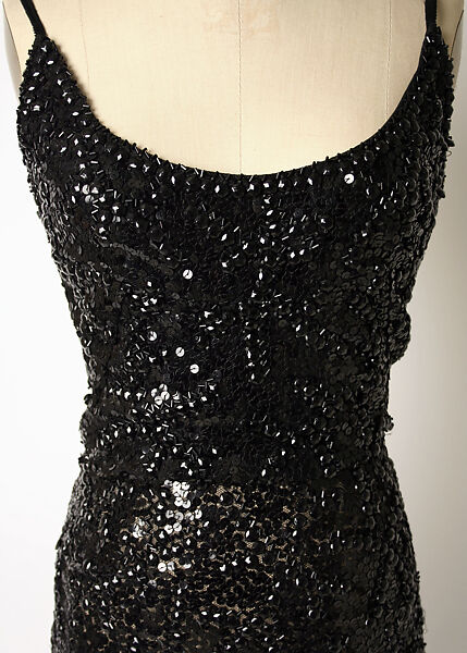 Evening dress, Traina-Norell (American, founded 1941), silk, plastic, American